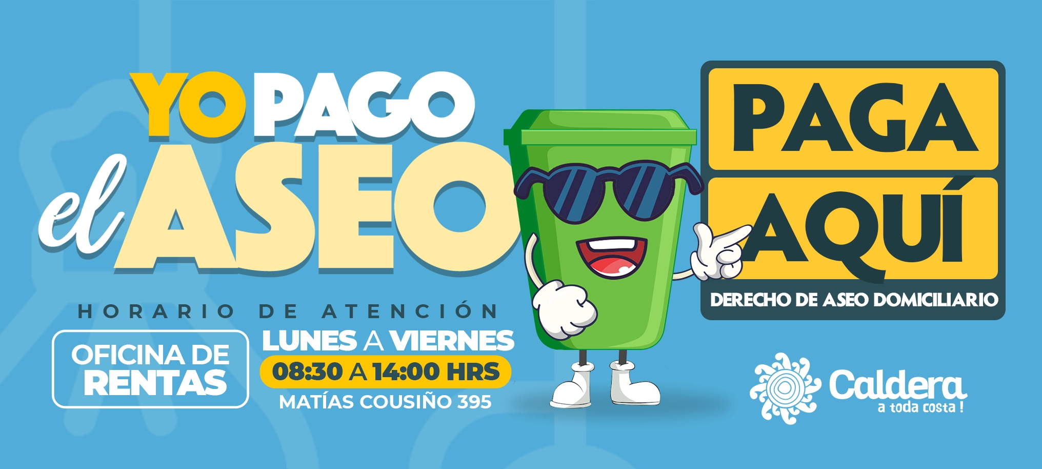 Paga tu derecho de aseo